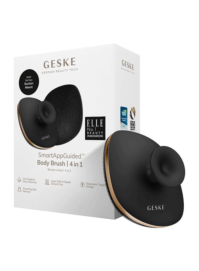 GESKE Body Brush | 4-In-1 Luxe Silicone Cleanser and Massager - Grey - Image 1