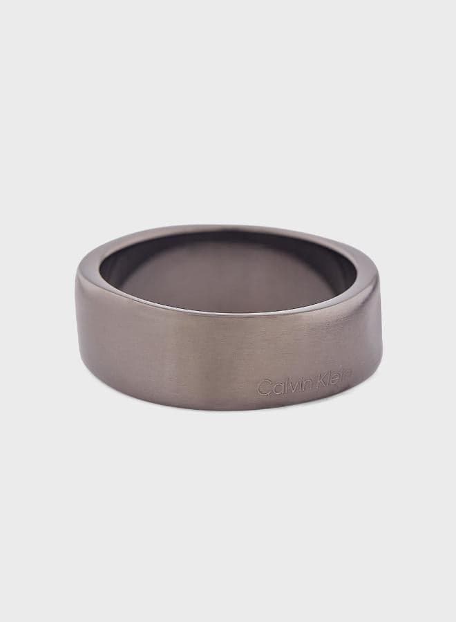 CALVIN KLEIN CK Metallic Waves Men's Ring - Image 1