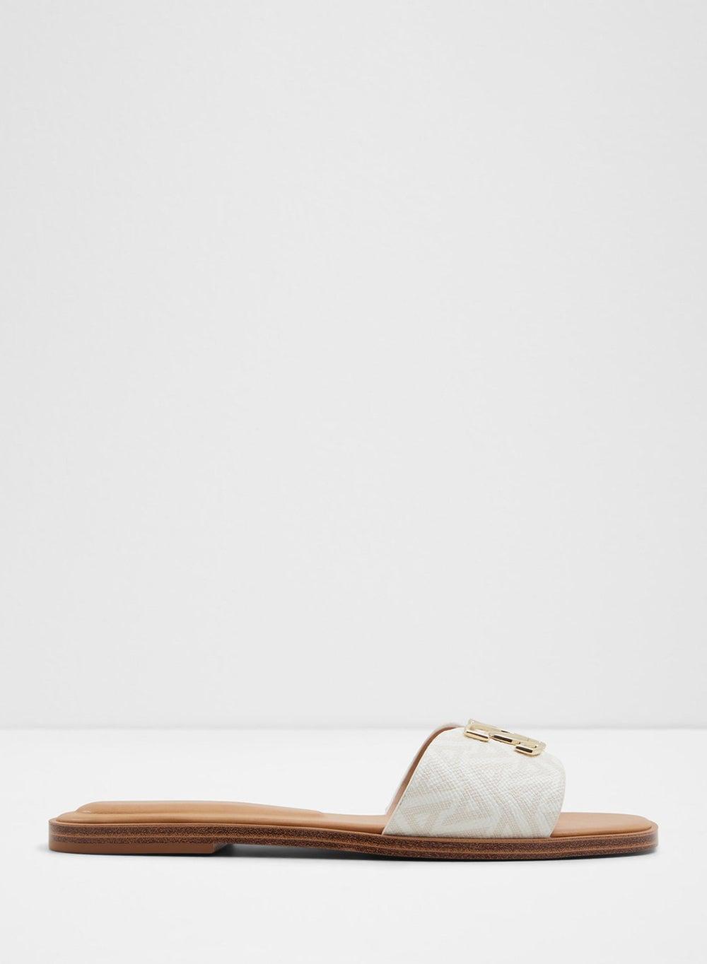 Damiana121 White/Bone Elegance - Chic Flat Sandals for Women - Image 1