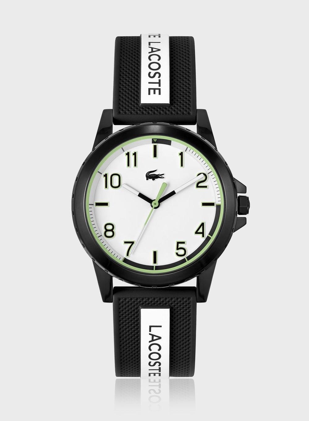 LACOSTE Elegance: Timeless Analog Silicone Strap Watch - Image 1