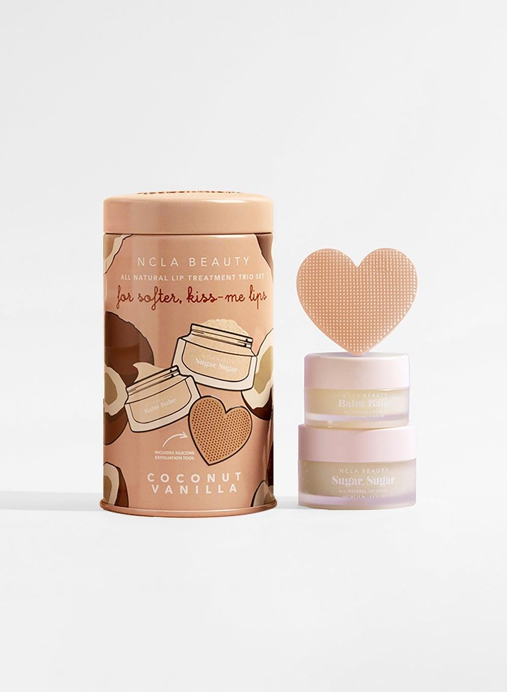 Coconut Vanilla Indulgence Lip Care Set with Scrubber Nclalc17 - Image 1