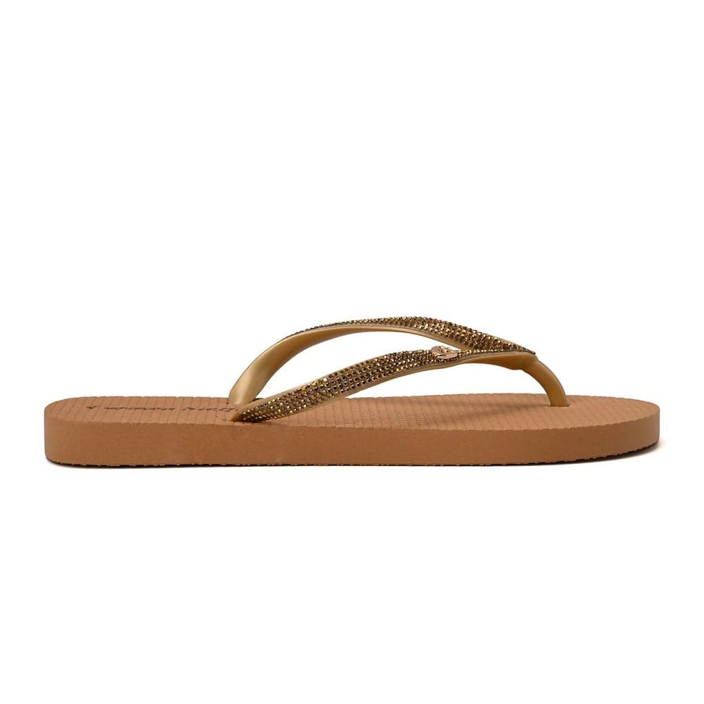 CS Shine Gold Flip-Flops – Elegance Meets Comfort - Image 1