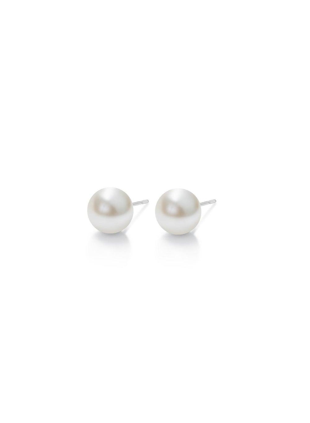 Seona PERLA 6mm Cream Pearl Stud Earrings – Timeless Elegance - Image 1