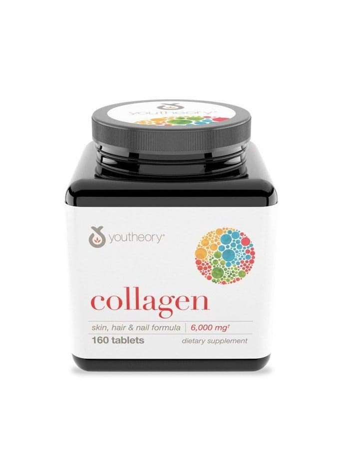 Youtheory Advanced Collagen 160 Tablets with Vitamin C - Image 1