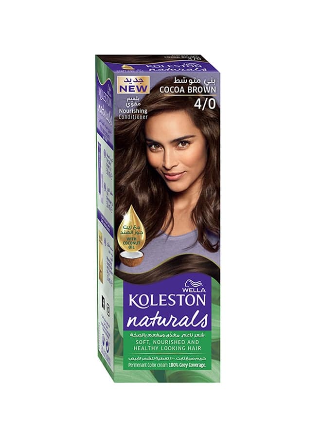 Koleston Naturals Cocoa Brown 4/0 – Luxurious Hair Color - Image 1