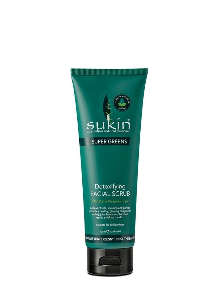 Sukin Super Greens Nourishing Scrub 125ml - Luxe Detox - Image 1
