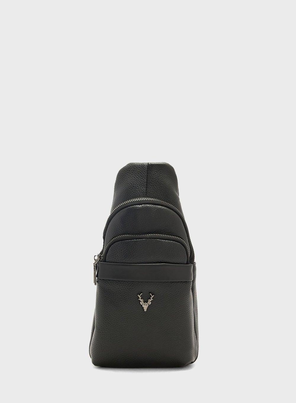Robert Wood One Shoulder Cross Body Bag: Refined Men's Accessory - Image 1
