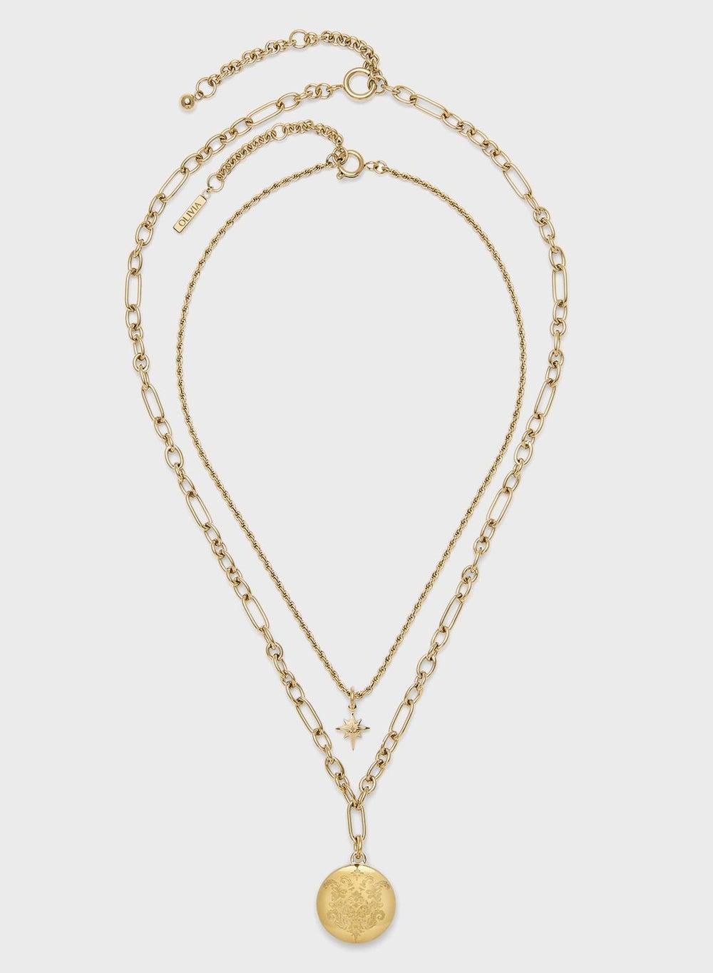 OLIVIA BURTON Ionic Plated Elegance - Dual Layer Necklace - Image 1