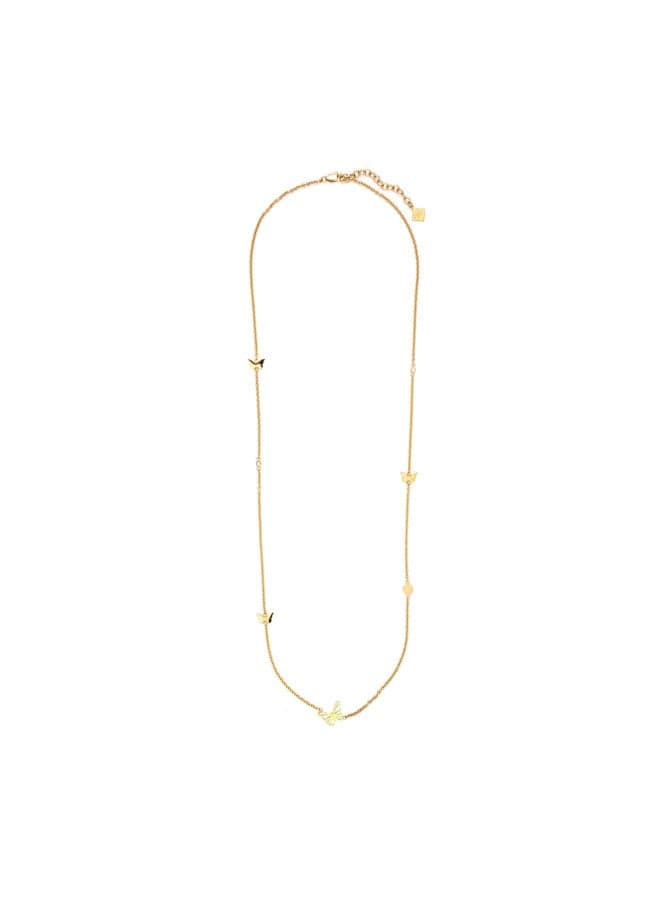 CERRUTI 1881 Mother of Pearl Butterfly Pendant Necklace - Image 1