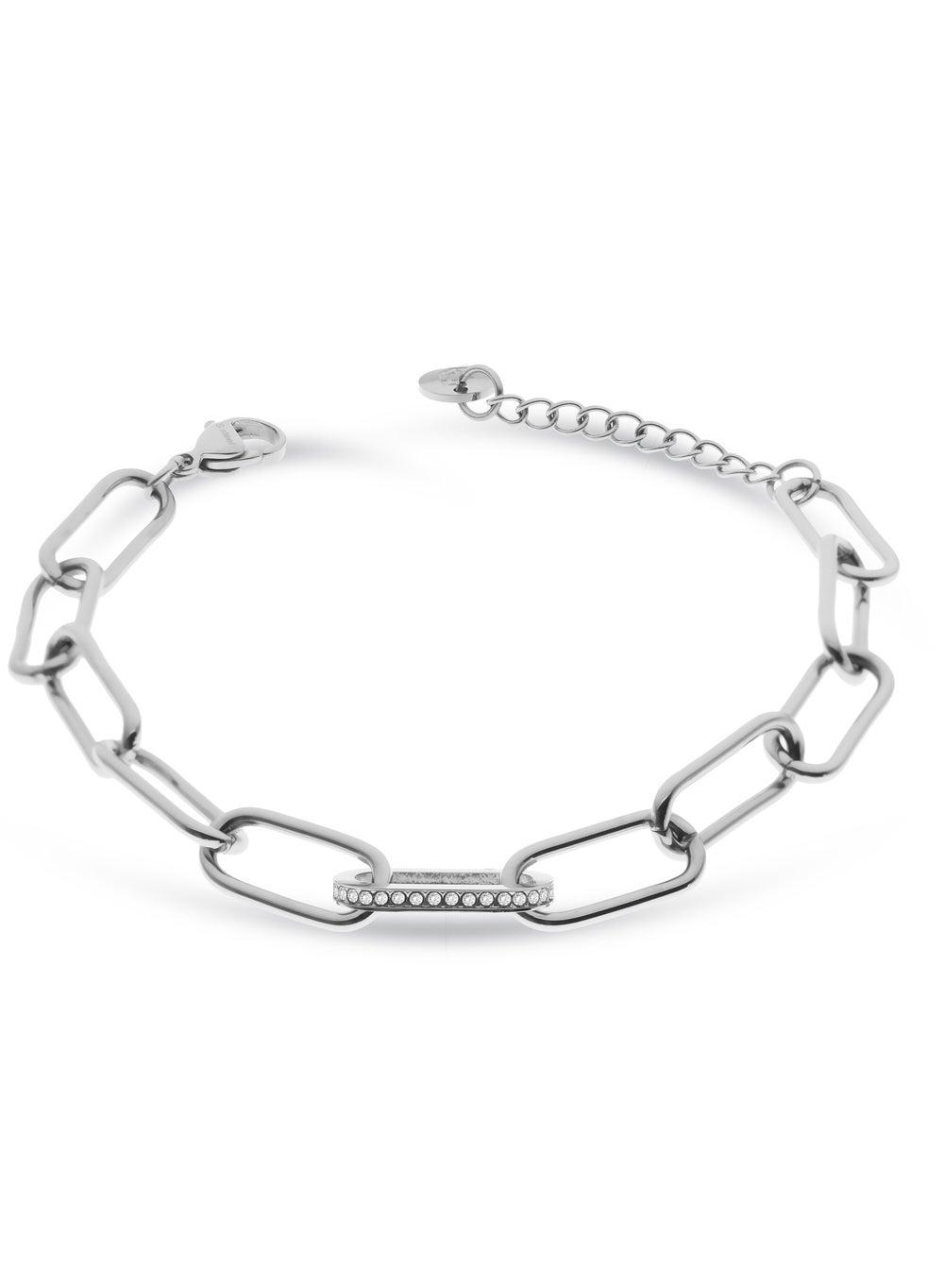 Liu Jo LJ2339 Silver Loop Chains Bracelet for Women - Image 1