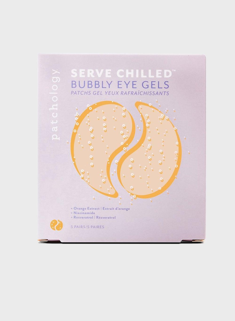 Serve Chilled Bubbly Eye Gels - Refreshing 5-Pair Set - Image 1