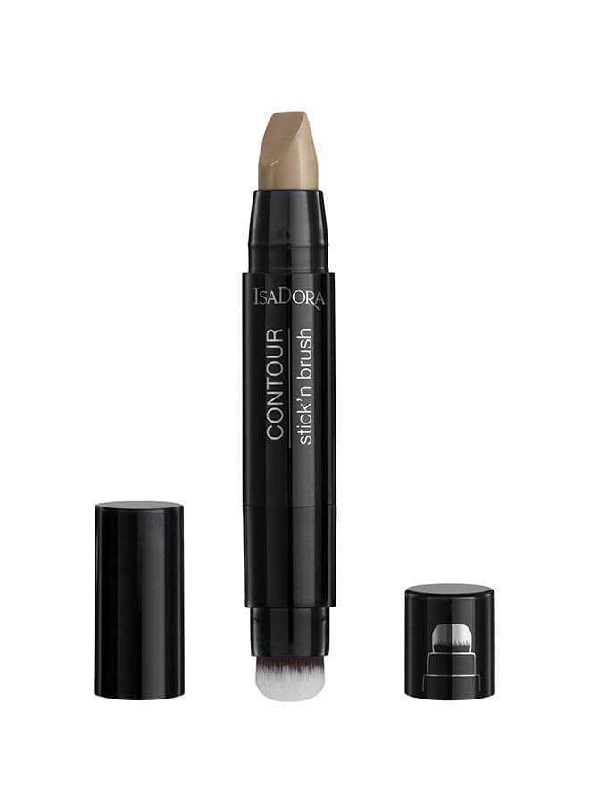 Isadora Beige Neutral Contour Stick'N Brush - Image 1