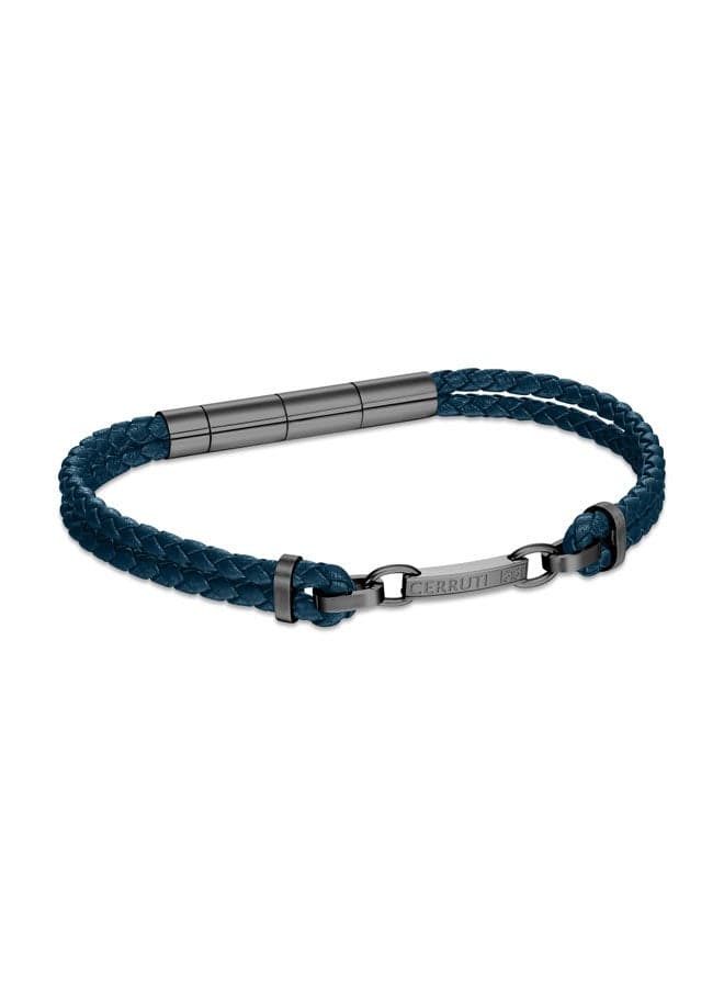 CERRUTI 1881 Sandro Double-Strand Leather Bracelet - Image 1