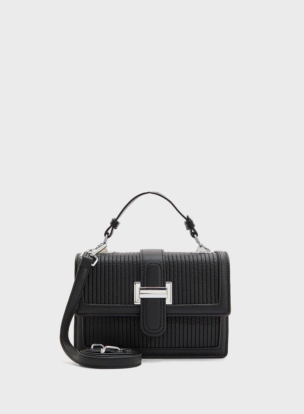 ELLA Elegance Crossbody Flap Satchel - Chic Versatility - Image 1