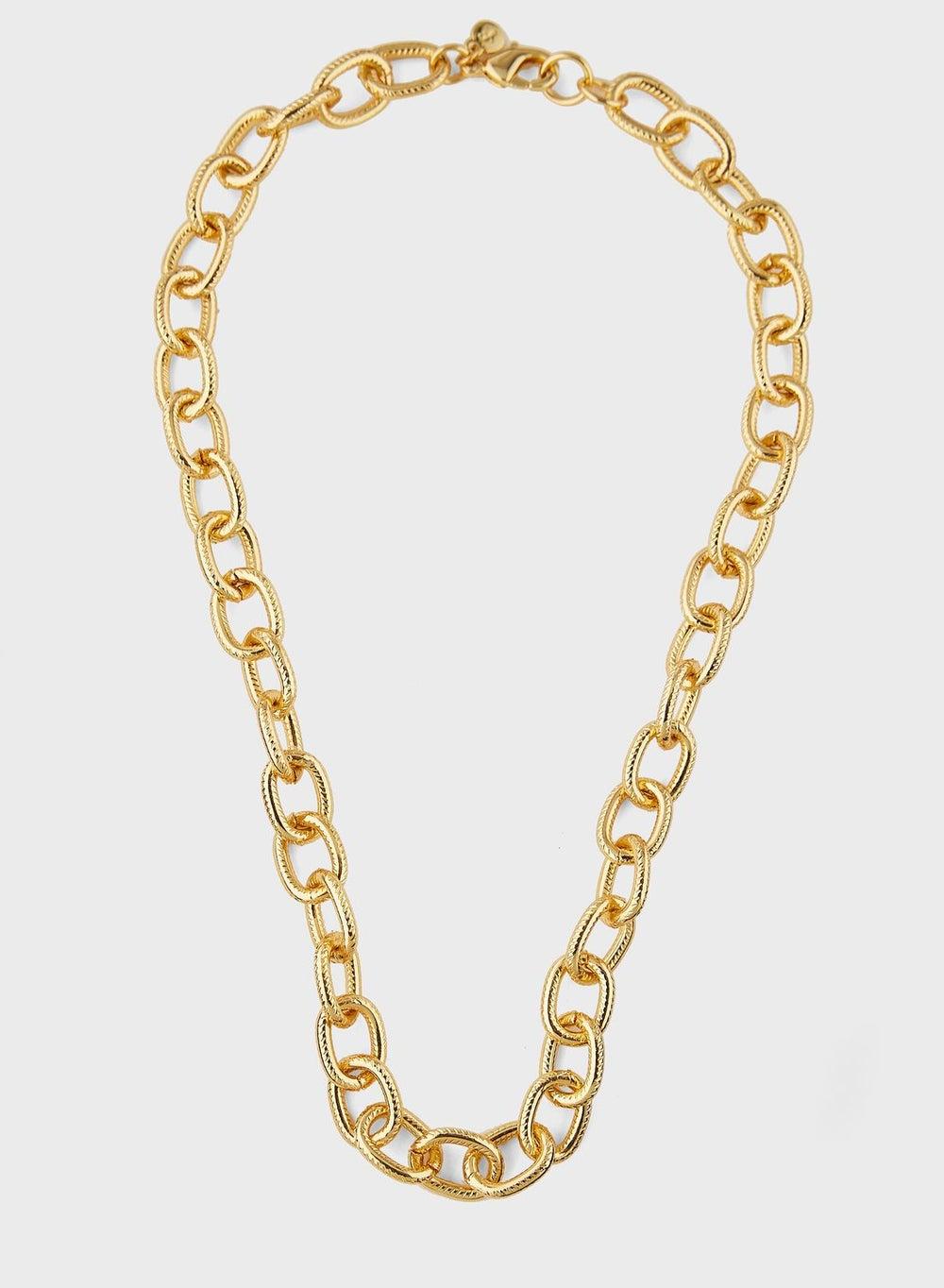 Fashionbox Ines Gold Plated Chunky Necklace - Image 1