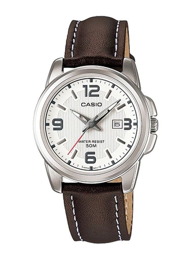 CASIO LTP-1314L-7A Elegant Leather Analog Watch for Women - Image 1