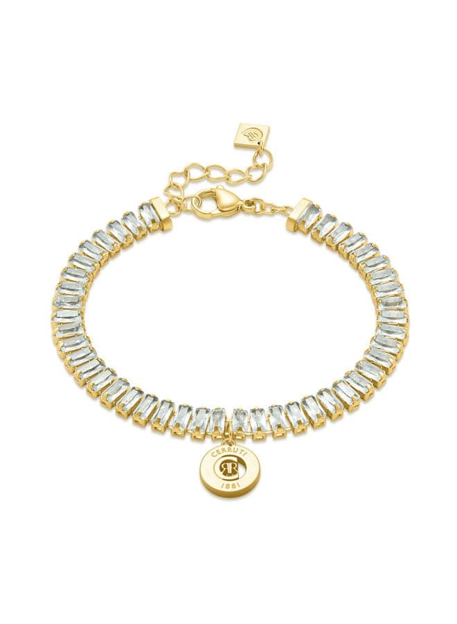 CERRUTI 1881 Claudia Gold-Plated Charm Bracelet for Women - Image 1