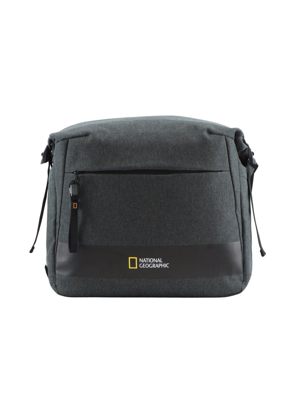NAT GEO Shadow RPET Anthracite Messenger Bag for Modern Travelers - Image 1
