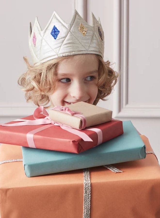 Meri Meri - Regal Shimmer Gold & Glitter Crown - Image 1