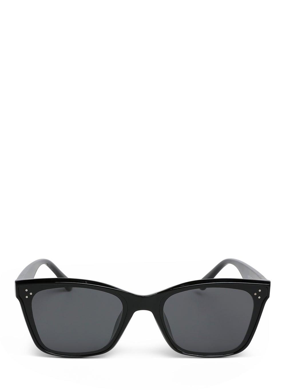London Rag Women’s Classic Black Wayfarer Sunglasses - Image 1