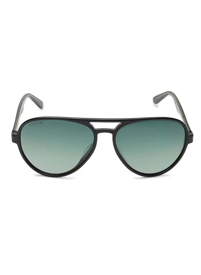 TITAN Black Aviator Classic Sunglasses for Men - Image 1