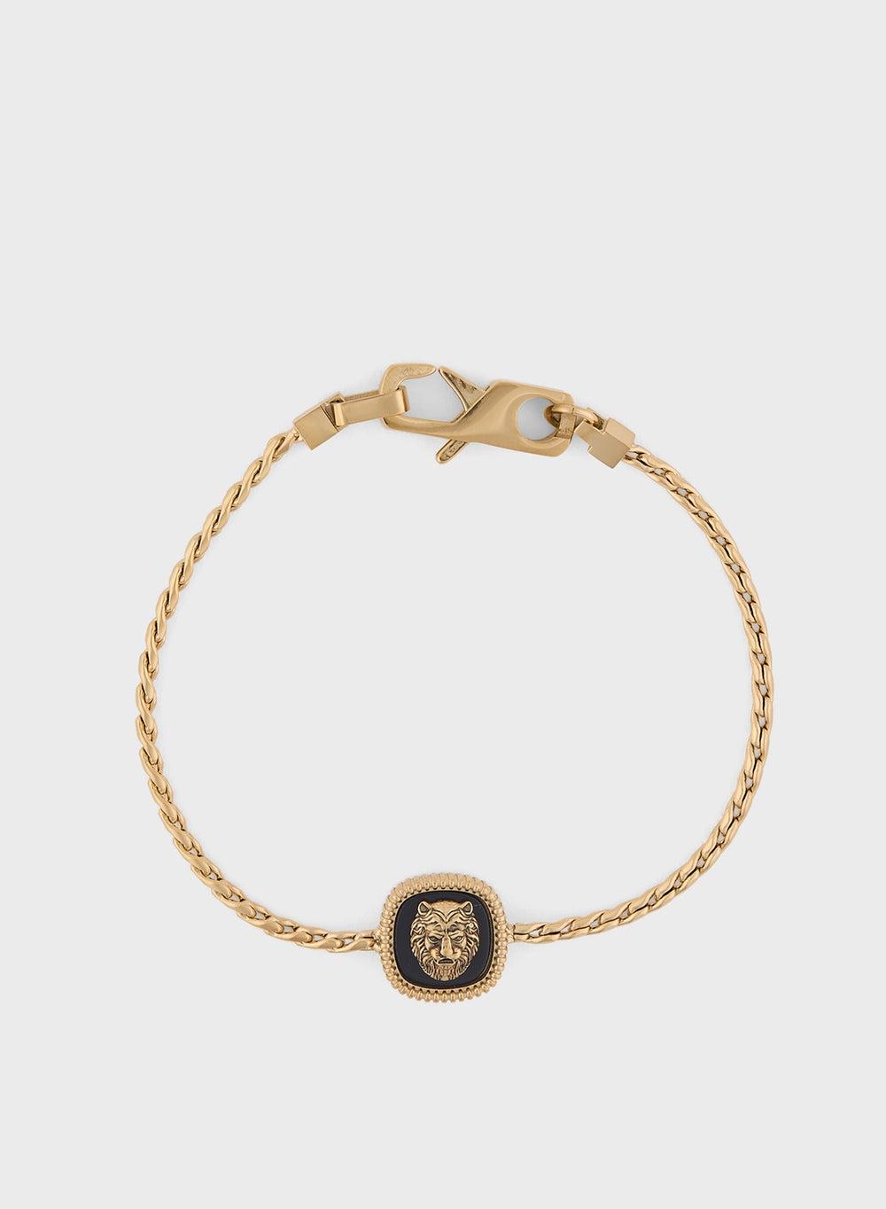 GUESS Lion Coin Men's Stainless Steel Bracelet - Image 1