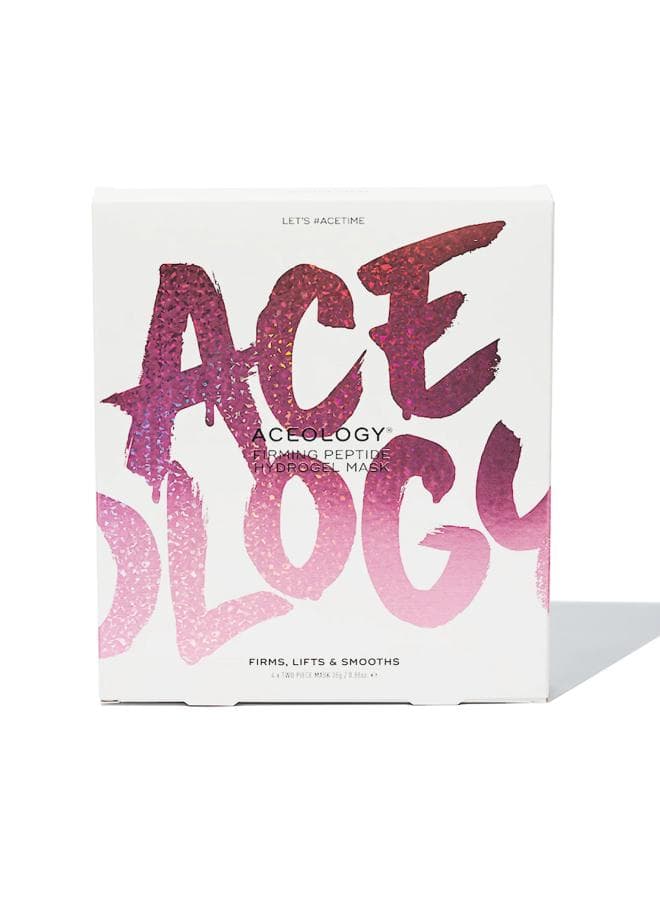 Aceology Firming Peptide Hydrogel Mask 4-Pack - Radiant Skin - Image 1