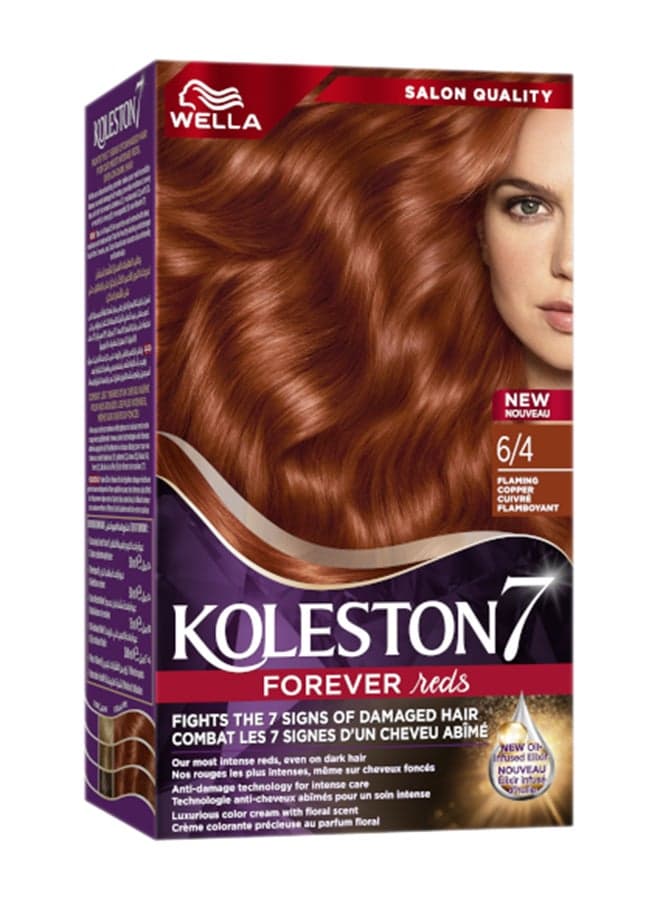 Koleston Supreme 6/4 Flaming Copper Luxe Hair Color - Image 1