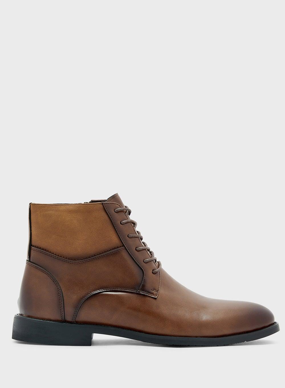 Elegant Ankle Lace-Up Boots Style No: 22 247 - Image 1
