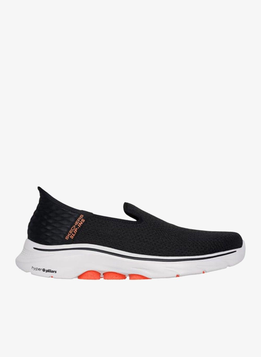 GO WALK 7 Men's Mesh Slip-On Sports Sneaker - Elegant Black - Image 1