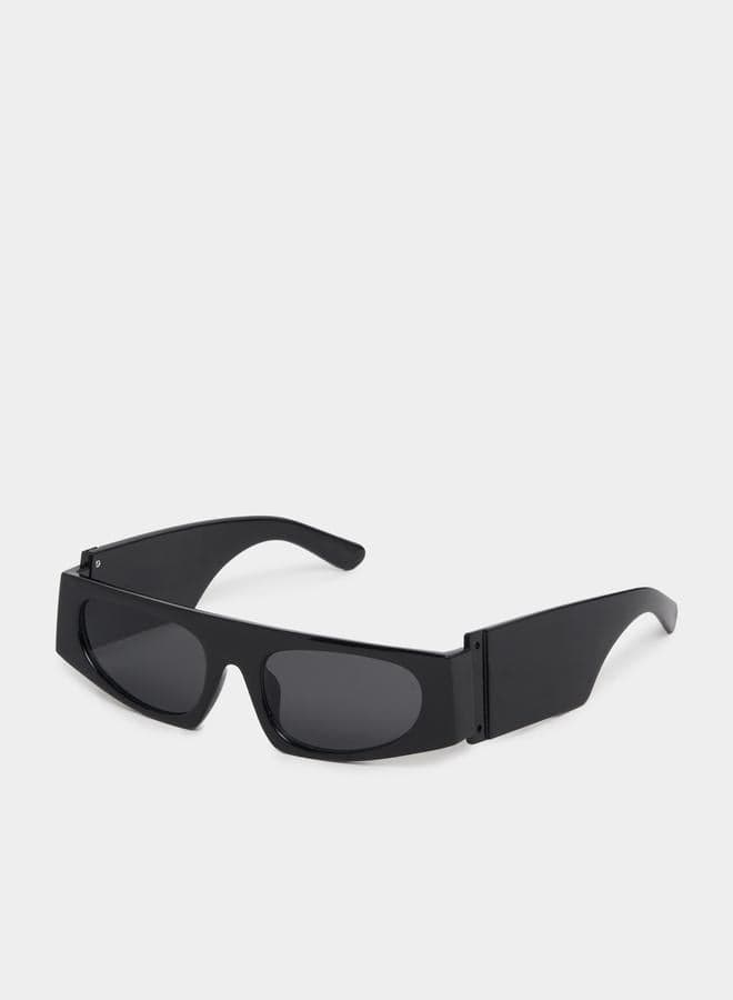 Styli Shield Sunglasses: Full Rim Thick Temple Design - Image 1