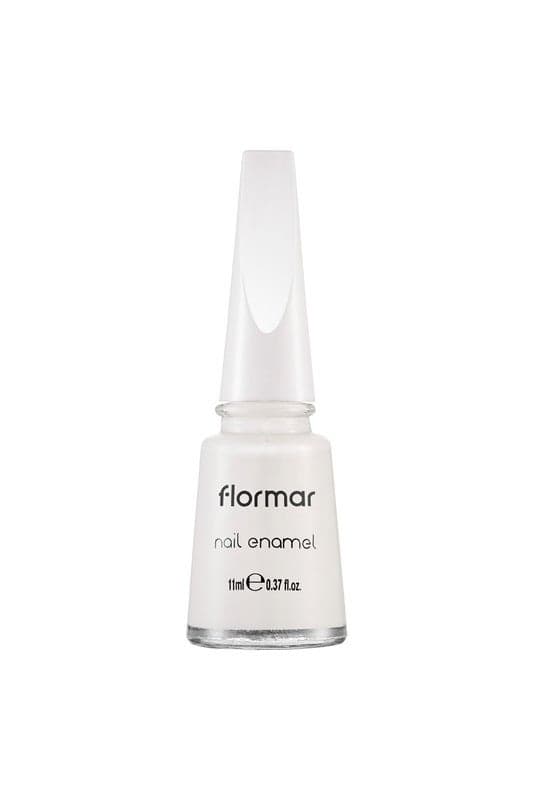 Flormar Nail Enamel 310 Snow White - Radiant Shine - Image 1