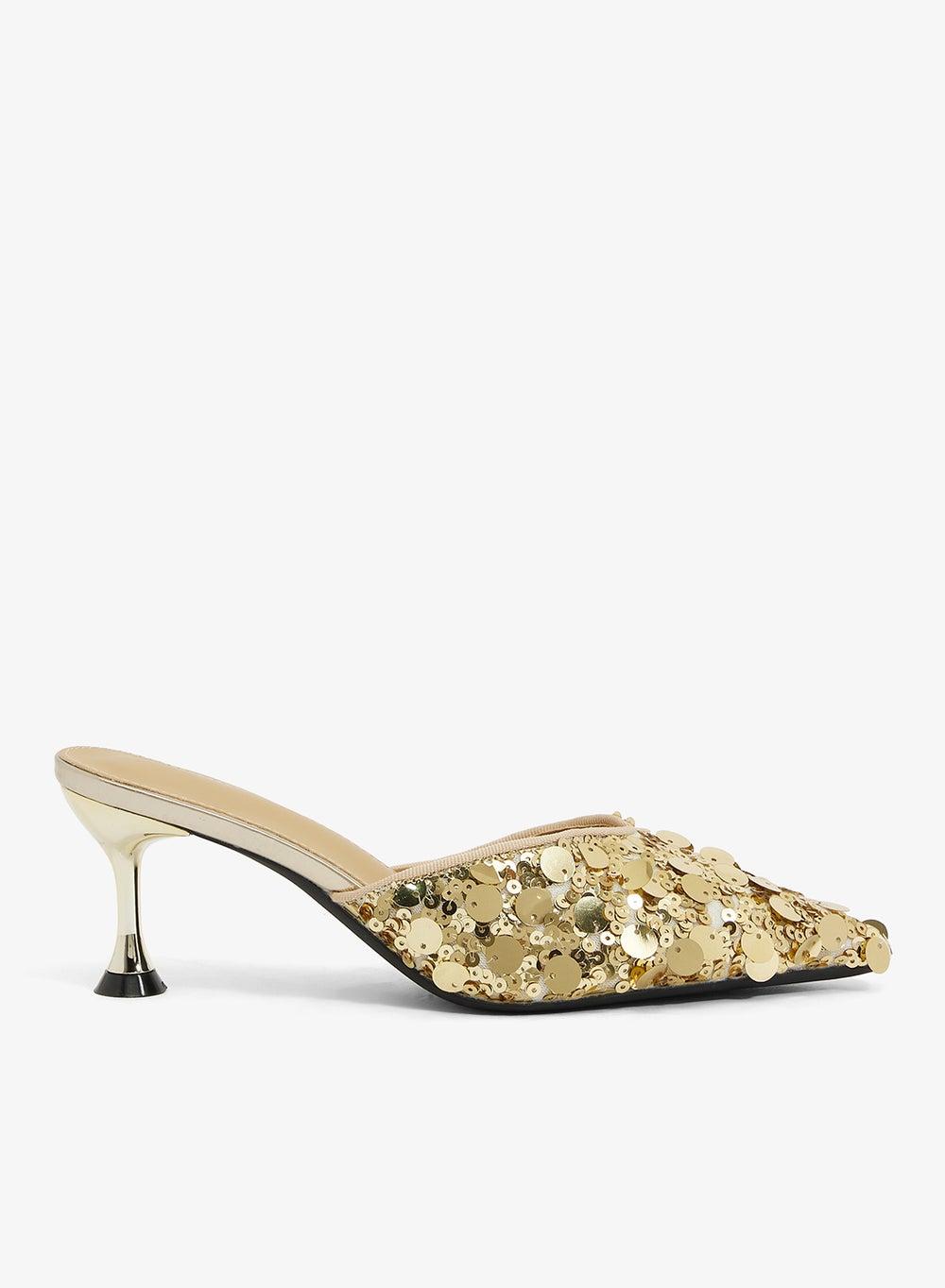 Golden Elegance Classic Pumps - Style No Xz256097 - Image 1