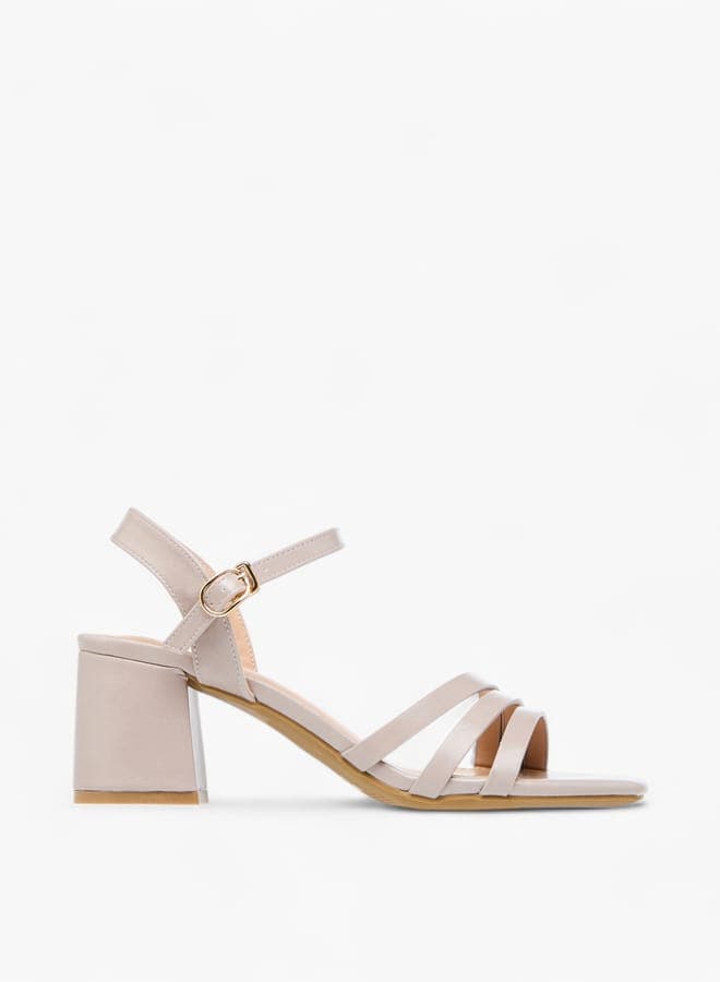 Elegant Lilac Block Heel Sandals Bzf2219 3Lilac - Image 1