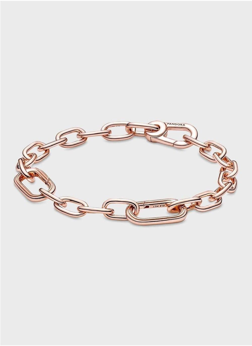 PANDORA Me 14k Rose Gold-Plated Link Chain Bracelet - Image 1