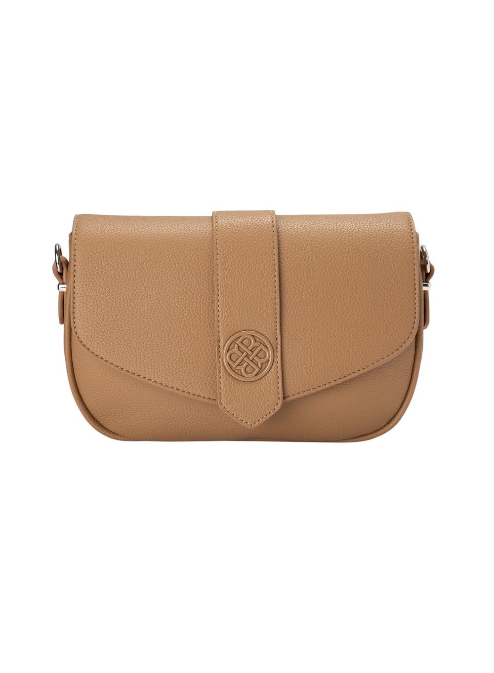 Bata Elegance Beige Crossbody Bag for Women - Image 1