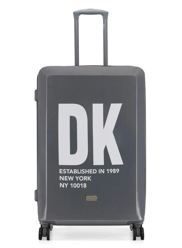 DKNY Ultra Lightweight CHISELED Mirrored Spinner Luggage - Image 1
