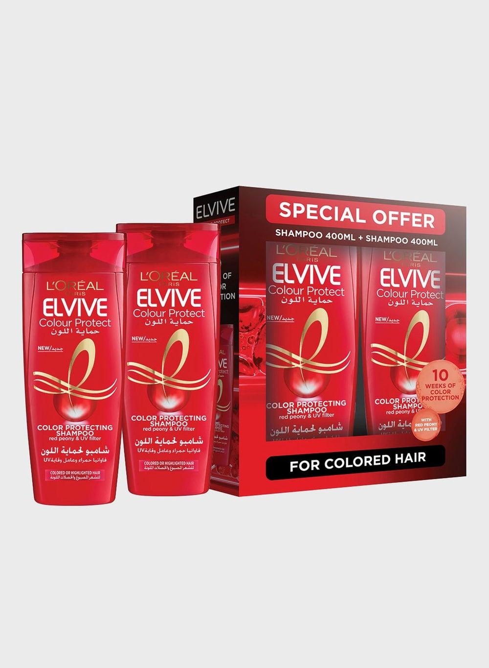 Elvive Color Protect Shampoo Twin Pack - Save 30% - Image 1