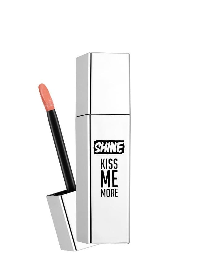 Shine Kiss Me More 002 Aprct Marmlde Liquid Lipstick - Image 1