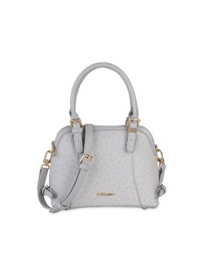 Milano Doris Kettle Bag: Elegance in Ostrich Faux Leather - Image 1