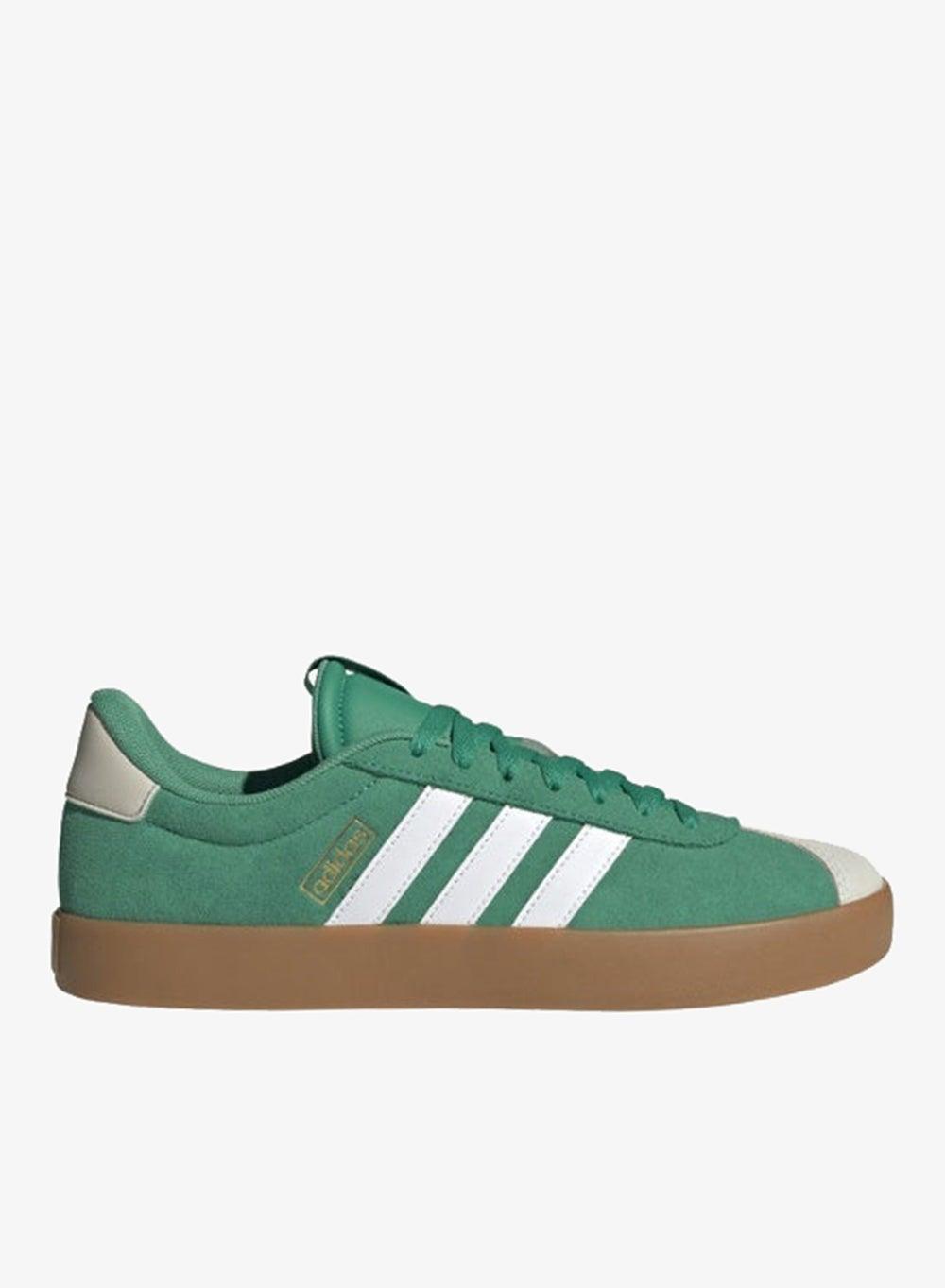 Vl Court 3.0: Sleek Low-Top Sneakers in COUGRN/FTWWHT/ALUMIN - Image 1