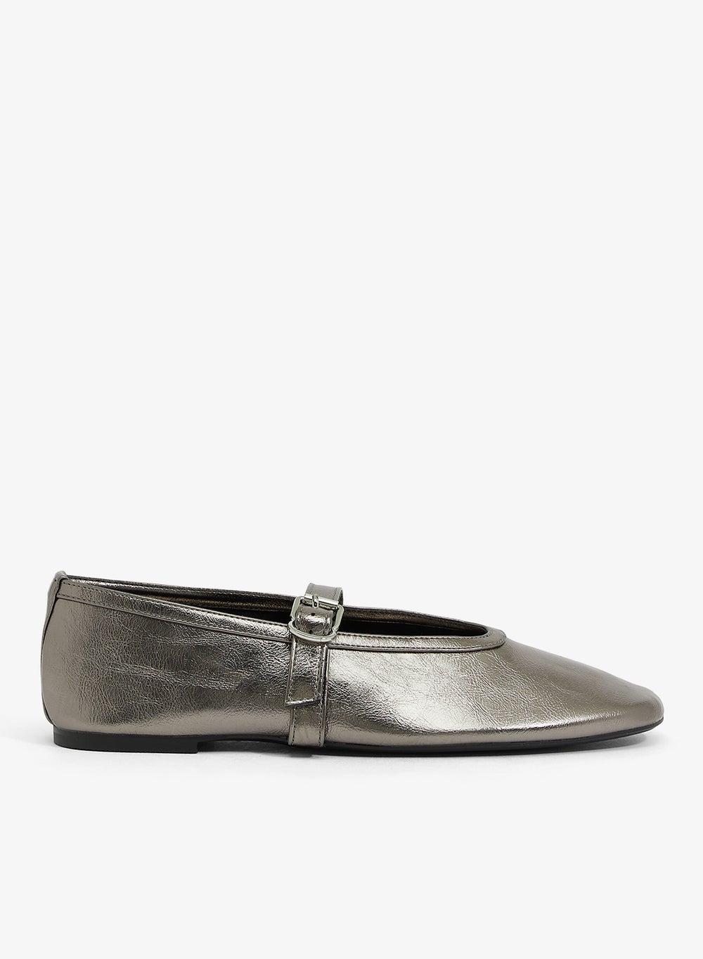 Elegant Bronze Ballerinas Style FW15958 - Image 1