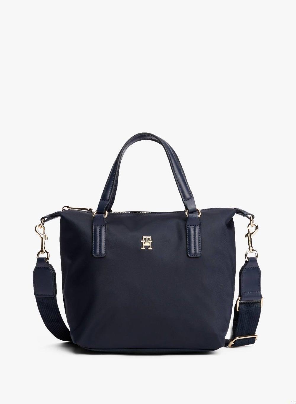TOMMY HILFIGER Space Blue Poppy TH Small Women’s Tote - Image 1