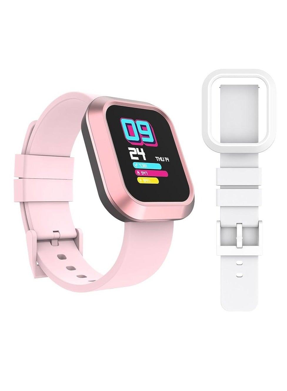 iTouch Explorer 3 Interactive Unisex Watch - Pink/White TF412A-C12 - Image 1