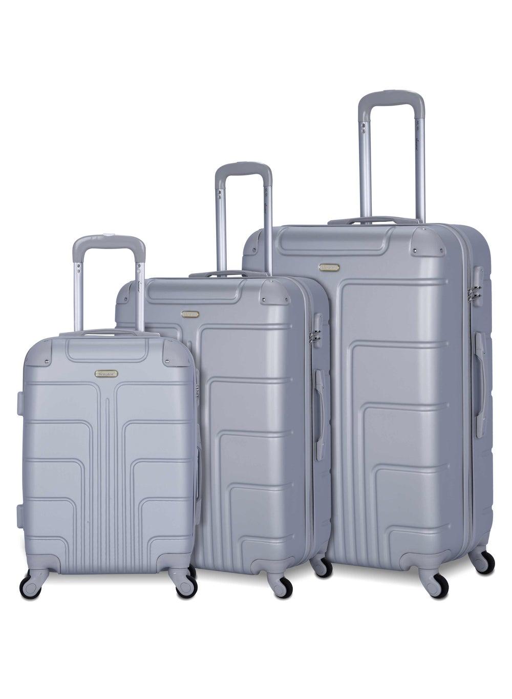 SENATOR A1012 Silver Elegance Trio Luggage Set - Image 1