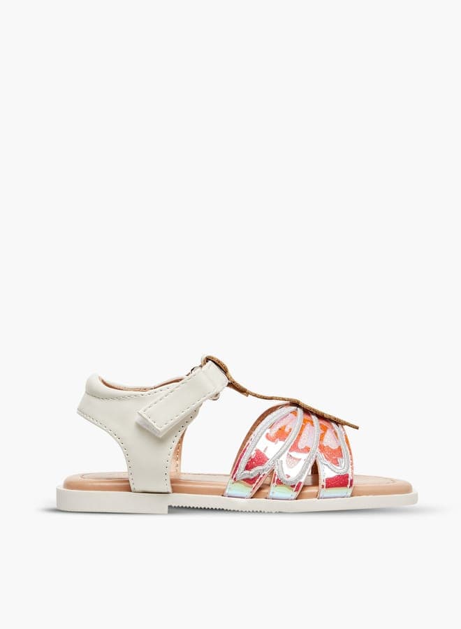G13881 Ab61White - Elegant Sandals for Girls Aged 2-6 - Image 1