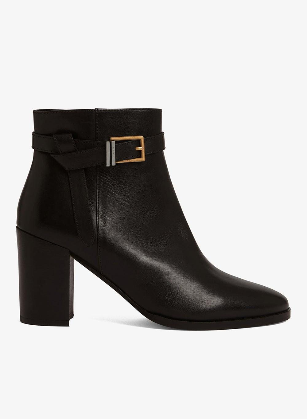Cleonna S283040 Belt Detail Sophistication Ankle Boots - Image 1