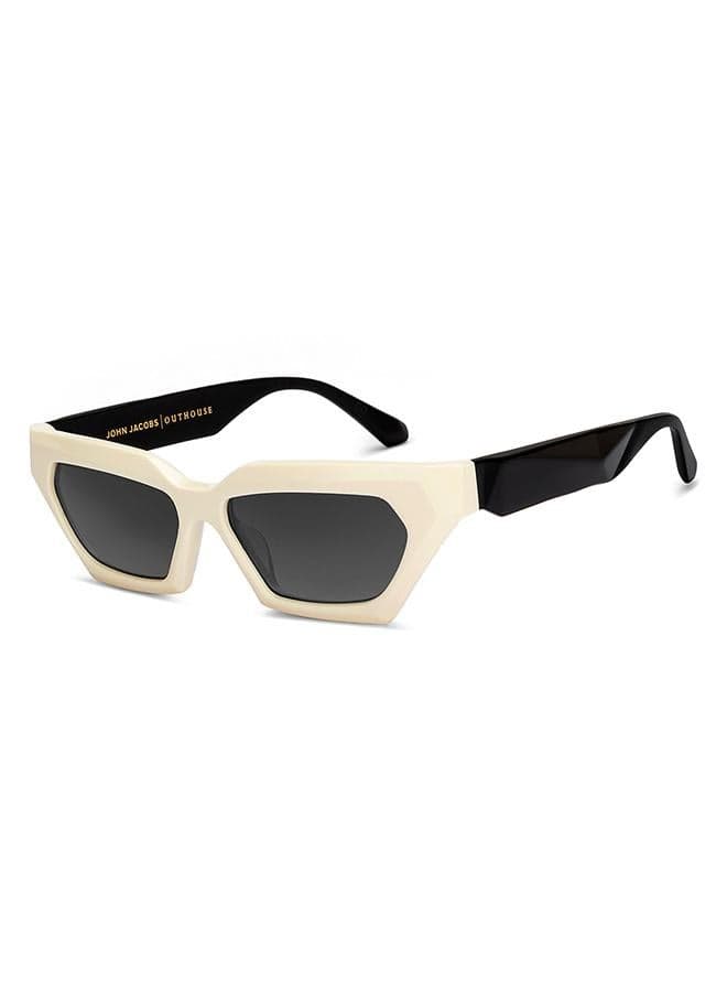 John Jacobs JJ S16391: Full-Rim Rectangular UV-Protected Sunglasses - Image 1