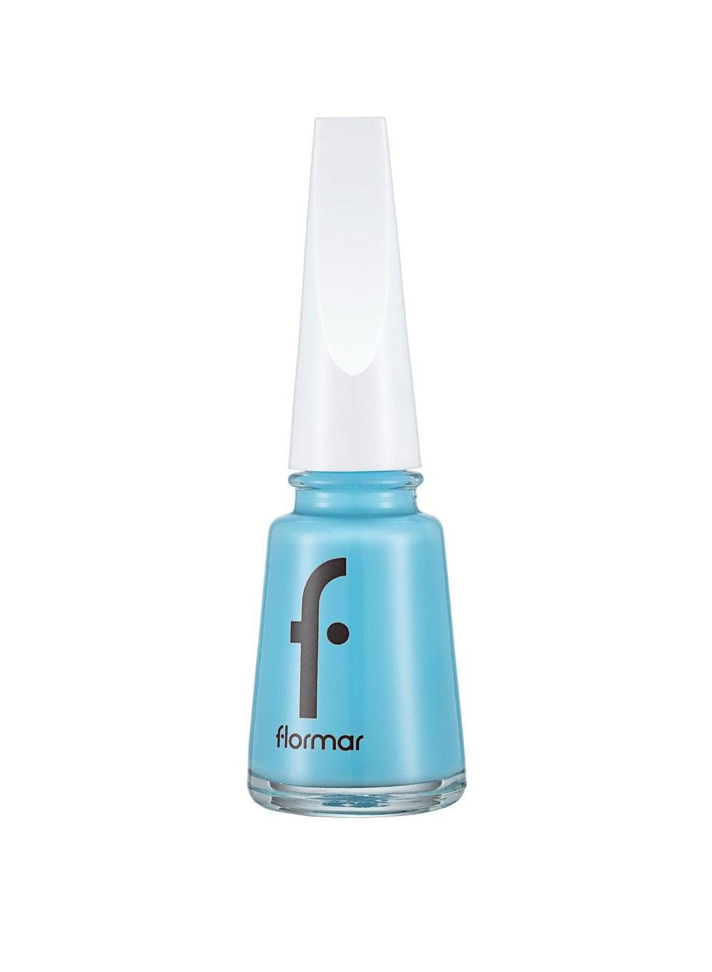 Flormar 423 Baby Blue Nail Enamel - Timeless Shine - Image 1