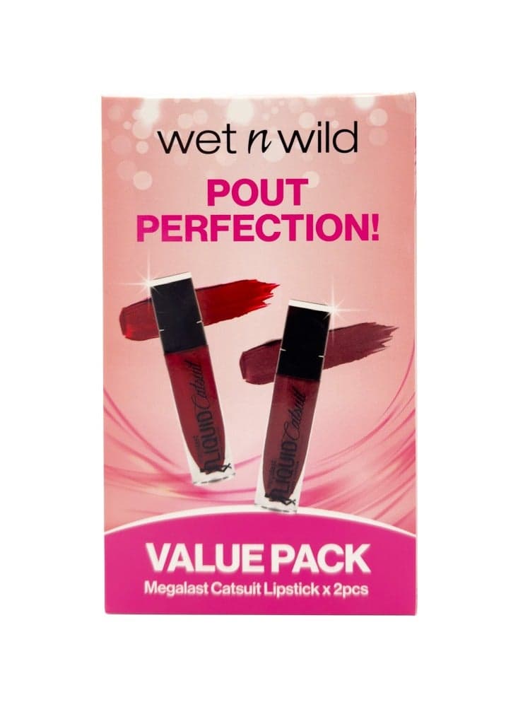 Megalast Catsuit Matte Lipstick Duo - Vibrant Red - Image 1